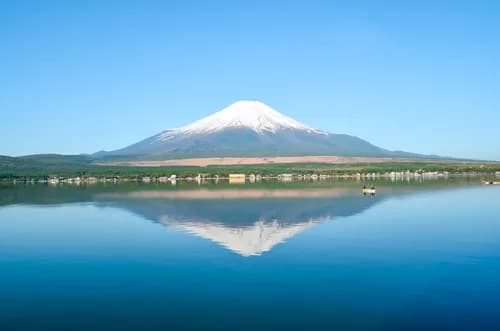 Kawaguchiko Lake in Yamanashi is the place you can see “Upside-down Mt. Fuji”