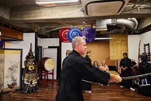 Trial slashing in Bushido with Samurai Sword real sharpnes 【Osaka Castle】