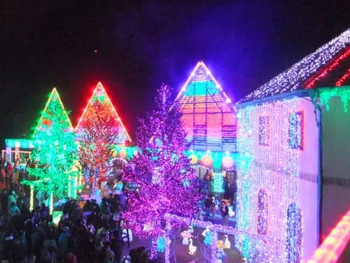 The Illumination In Yuri no Sato Park Is Not Only In The Winter But All Year Round!