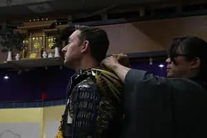 War,Samurai go to battle! RealSword cutting & Armor shooting