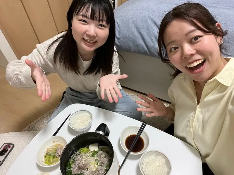 Let's enjoy shabu-shabu together (^O^)／