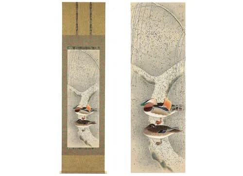 Japanese Art Series 3 : Powdered snow by Omoda Seiju
