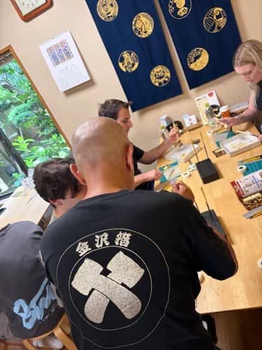 Gild Your Own Treasure: Gold Leaf Workshop at a Century-Old Atelier in Higashi Chaya