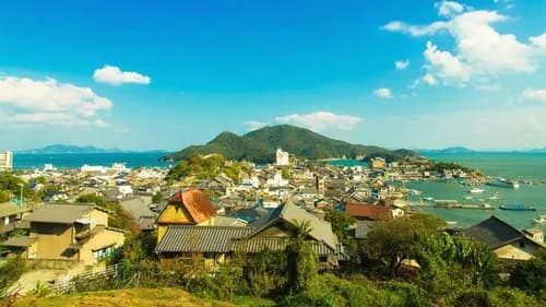 The peaceful and calm port town; "Tomonoura" in Hiroshima